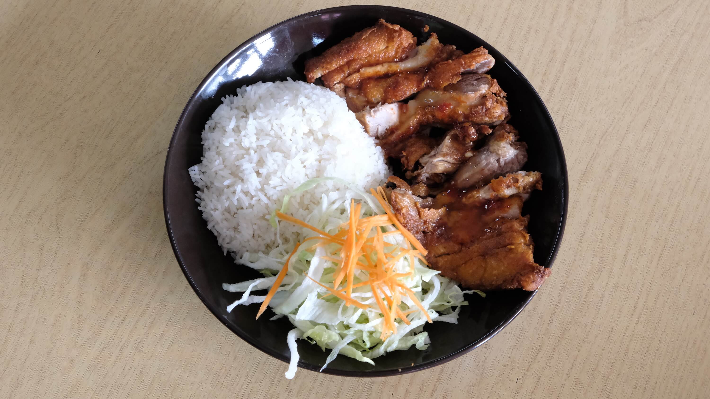 Cơm vịt chiên giòn