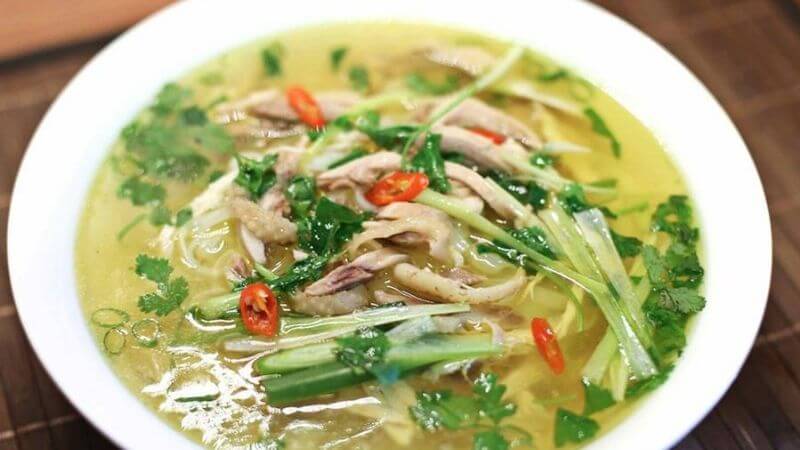 Miến gà detail